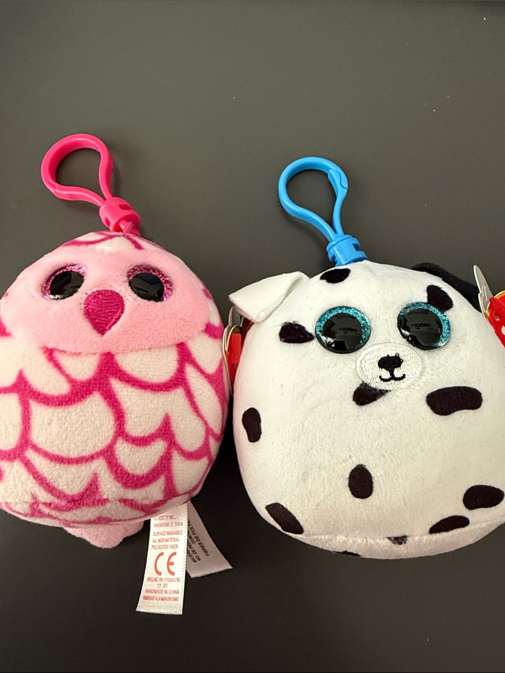 Ty Squishaboos Clip Set | Pinky and Fetch